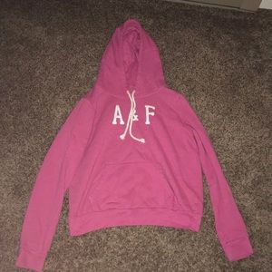Women’s pink Abercrombie & Fitch sweatshirt